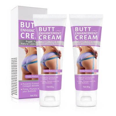 2 Pack Butt Enhancement Cream, Hip Lift Up Cream for Bigger Butt - Deeply Moisturizing Buttocks Cream Massage Lotion