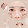 2Pcs Eyebrow positioning line makeup tools eyebrow measuring tool white accessories makeup supplies eyebrow stencil Convenient Eyebrow Ruler Eyebrow Drawing Tool Wire Ruler thread view 3