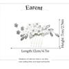 EARENT Navy Blue Wedding Hair Accessories Flower Hair Combs for Women view 4