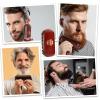 Beard Brush, 100% Boar Bristle Natural Black Walnut Wood Beard Comb Hair Mustache Shaving Brush Facial Hair Brush view 4