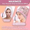 Heat for Deep Conditioning, Oil Treatment Electric Heat Hair Steamer Intelligent Temperature Control Hair Care Hat Portable Hair SPA Detachable Hair Care Tool for Home Use view 3