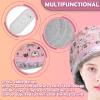 Heat for Deep Conditioning, Oil Treatment Electric Heat Hair Steamer Intelligent Temperature Control Hair Care Hat Portable Hair SPA Detachable Hair Care Tool for Home Use view 4