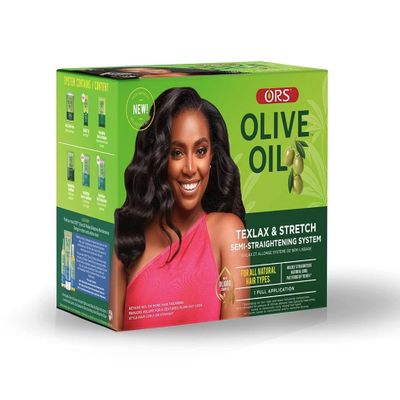 Olive Oil Texlax & Stretch Semi-Straightening System