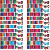 24 Pcs Fiesta Hair Ribbons and Headbands No Crease Elastic Hair Ties for Women's Ponytails Christmas Thanksgiving Gifts Girls' Cinco De Mayo Accessories view 1