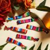 24 Pcs Fiesta Hair Ribbons and Headbands No Crease Elastic Hair Ties for Women's Ponytails Christmas Thanksgiving Gifts Girls' Cinco De Mayo Accessories view 4