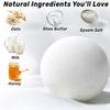 Creamy Collagen Bubble Bath Bombs with Oatmeal Milk Honey Essential Oils Luxurious Bath Gift Dry Skin Nourishment Indulge in A Blissful Bathing Spa view 3