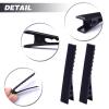100pcs Metal Alligator Hair Clips Flat Top with Teeth Single Prong Hairpins Sectioning Hairdressing Salon Clips for Women Girls Hairbow DIY Art Craft Projects, Black view 4