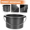 FOMIYES 1pc Wax Melting Aluminum Bowl for Hair Removal Non-Stick Melting Pot Heat Resistance for Waxing Salons and Spas May Vary view 3