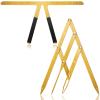 2 Pieces Eyebrow Ruler 3-Point Positioning Ruler Eyebrow Golden Ratio Caliper Microblading Ruler Brow Caliper Measuring Tool Plastic Eyebrow Caliper for Student (Gold) view 1