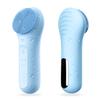 NgraCoola Electric Facial Cleansing Brush - Waterproof and Rechargeable, Exfoliates, Cleanses and Massages Skin - Light Blue view 1