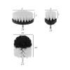 IANROL 3pcs Power Scrubber Brush Set Bathroom Drill Scrubber Brush Fit for Cleaning Cordless Drill Attachment Kit Power Scrub Brush White view 2