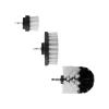 IANROL 3pcs Power Scrubber Brush Set Bathroom Drill Scrubber Brush Fit for Cleaning Cordless Drill Attachment Kit Power Scrub Brush White view 3