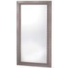 Pibbs Diamond Full-Length Salon Mirror & Storage Server Styling Station with Storage Cabinets & Drawers, Sparkling Modern Design, in Silver, PIB-66MIR-SER- SIL view 2