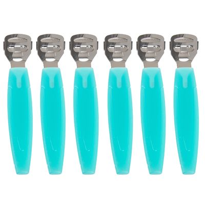 6 Pc Callus Remover Feet Hard Skin Remover Corn Shaver Pedicure Replace Blades