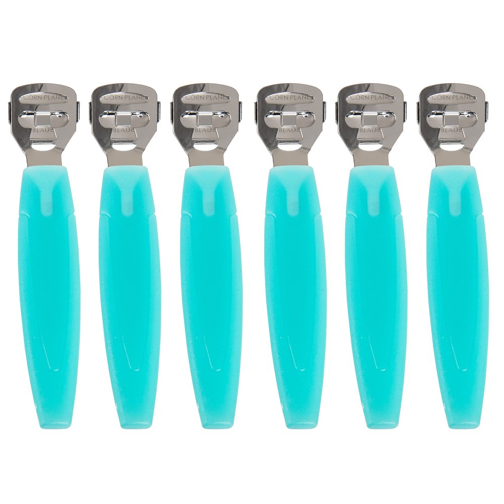6 Pc Callus Remover Feet Hard Skin Remover Corn Shaver Pedicure Replace Blades