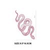 3 Sheets Yeahgoshopping Realistic Big Size Red Snake Waterproof Temporary Tattoo Stickers For Women Men Body Art Waist Decals Fake Tattoo view 2