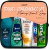 Asom Toiletry Travel Kit - 20 Piece TSA Approved Personal Care & Hygiene Essentials Set for Men & Women, Pre-Filled Convenience for Travel, Airplane Carry-On Ready view 2