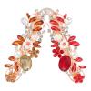 Beaupretty 2pcs Pearl Crystal Hair Clip Rhinestone Hairpins for Women Elegant Hair Barrettes for Valentine Day and Daily Styling view 1