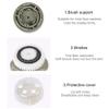 Facial Cleansing Brush Head Replacements Compatible with Clarisonic Mia 1, Mia 2, Mia Fit, Alpha Fit, Smart Profile Uplift, Deep Pore Face Brush Head Replacement Cleaning Tool (3 Pack) view 3