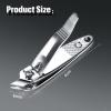 12 Pcs Nail Clippers for Women Slanted Edge Metal Side Cuticle Clippers for Nails Cutting Curved Edge Trimmer Cutter Angled Travel Pedicure Manicure Tool view 2
