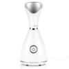 Facial Steamer for Face - Nano Ionic Face Steamer for Facial Deep Cleaning - Warm Mist Home SPA Portable Humidifier - Moisturizing, Unclogs Pores and Sinus, White view 2