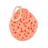 3PCS Orange Soft Bath Foam Sponge Exfoliating Body Shower Sponge Double-Sided Fiber Sponges for Women and Men Body Cleaning Supplies view 1