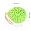 3PCS Green Soft Bath Foam Sponge Exfoliating Body Shower Sponge Double-Sided Fiber Sponges for Women and Men Body Cleaning Supplies view 2