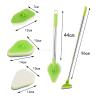 AMLESO Scrub Cleaning Brush, Shower Brush Scrubber Rotating Tub and Tile Scrubber Brush Sponge Shower Scrubber for Cleaning Shower Bathtub Glass Floor view 3