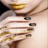 TOROKOM 120 PCS 3D Gold Rose Nail Art Charms Romantic Flowers Nails Decorations Alloy Nail Charms for Girls Women DIY Nail Design Craft Jewelry Making view 3