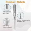 Catheter Piercing Needles - 50pcs 16G Disposable Body Piercing Needles IV Catheter Needles Hollow Needles for Ear Nose Navel Nipple Piercing Kit Piercing Supplies view 3