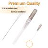 Catheter Piercing Needles - 50pcs 16G Disposable Body Piercing Needles IV Catheter Needles Hollow Needles for Ear Nose Navel Nipple Piercing Kit Piercing Supplies view 4