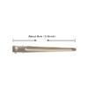 12 Pcs 3.54 Inches Duck Bill Clips Round-Head Clip Silver hair Clip with 7 Holes Metal Hair Clips for Hair Styling view 2