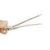 12 Pcs 3.54 Inches Duck Bill Clips Round-Head Clip Silver hair Clip with 7 Holes Metal Hair Clips for Hair Styling view 3