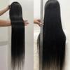 Imeya Hair 1# 13x6 Lace Front Wigs Human Hair with Baby Hair 150% Density Brazilian Straight Human Hair Wigs for Black Women Natural Color(18 Inch) view 2