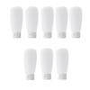 12PCS 150ml / 5oz Clear Refillable Empty Plastic Squeeze Soft Tubes With Flip Cap Makeup Containers Sample Packaging Jars Bath Containers Portable Bottle view 1