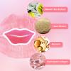 30 PCS Moisturizing Hydrating lip masks - Pink collagen lip mask Bulk,collagen lip mask Gel Patches for Dry Lips, Dead Skin Removal, Fine Line Lightening, Travel-Friendly & Convenient Lip Care view 4