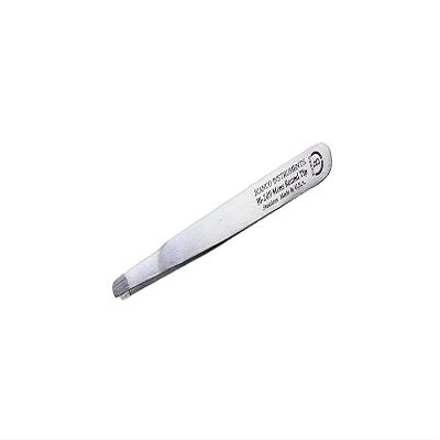 Bianco Instruments Men's Round Tip Tweezer - Premium Stainless Steel, Made in USA - Ideal for Eyebrow, Facial & Hair Removal - Precision Grooming Tool for Men