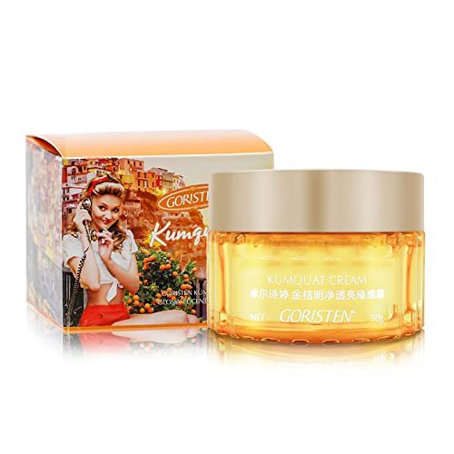 Goristen Kumquat Glossy Lucent Revival Eye Cream, Vitamin C Eye Cream, Reduce Dark Circles, Fade Fine lines and Wrinkles, Anti-Aging Vitamin A