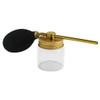 Amagogo Talc Blower Puffer, Spray Bottle, Barbers Hairdressers Talcum Dispenser, Refillable Hair Fiber Applicator Salon Hair Styling Supplies -Gold view 3