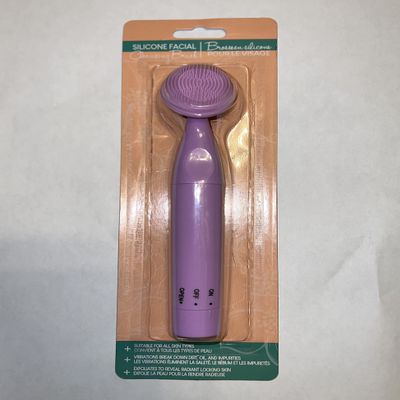 Silicone Facial Cleaning Brush, Pink