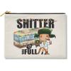 Merry Christmas Vacation Makeup Bag | Funny Quote Cosmetic Bag | Gift Idea | 9" W x 6" H view 1