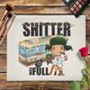 Merry Christmas Vacation Makeup Bag | Funny Quote Cosmetic Bag | Gift Idea | 9" W x 6" H view 4