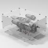 DISPLaGO Display Case for Lego #75292 Razor Crest - The Mandalorian Bounty Hunter Transport view 1