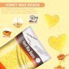 Yovanpur Hair Removal Wax Beads for Brazilian Waxing, Sensitive Skin - Face, Eyebrow, Legs At Home - 300g (10 Oz) with 10 Pearl Wax Sticks (Honey) view 2