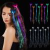 15 Pack Led Light Up Fairy Hair Accessories Braid Extension Clips for Women Girls, Glow in the Dark Party Favors Supplies Neon Rave Accessories Wig for Festival Halloween Christmas Birthday view 1