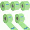 Adorila Hair Removal Strips - 5 Rolls, 500 Strips Green, Disposable & Flexible Paper Neck Strips for Salon Hair Cutting & Stylist, Water Resistant and Self-Adheres to Neck view 1