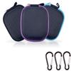 3Pcs Essential Oil Carrying Case Portable Mini Travel Essential Oil Storage Bag Organizer Hard Shell Bag Holds 6Pcs Roller Bottles (Can hold 1ML 2ML 3ML 5ML Roller Bottle Color Random) view 1
