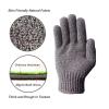 MIG4U Shower Exfoliating Scrub Bathing Gloves, Body Wash Dead Skin Removal Loofah for Women and Men Deep Cleansing 2 Pairs view 2