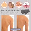 MIG4U Shower Exfoliating Scrub Bathing Gloves, Body Wash Dead Skin Removal Loofah for Women and Men Deep Cleansing 2 Pairs view 3