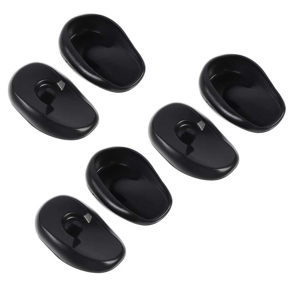 6Pcs Professional Ear Protectors Plastic Hair Dye Earmuffs Waterproof Ear Covers for Hair Dyeing Washing Hairdressing,